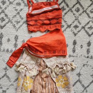 Moana Costume Dress Size 5/6